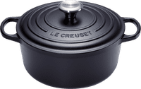Le Creuset Signature Cocotte Ronde 26 cm Noir Mat