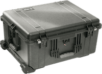 Peli 1610 Protector Case Zwart Trolley met plukschuim