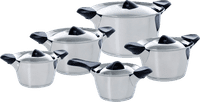 BK Q-Linair Classic Cookware Set 5-piece
