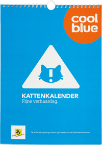 Coolblue Cat Calendar (Dutch)