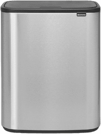 Brabantia Bo Touch Bin 2x 30L Stainless Steel Fingerprint-Proof