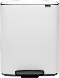 Brabantia Bo Pedal Bin 2 x 30 Liter White
