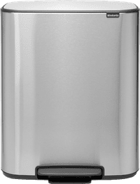 Brabantia Bo Pedal Bin 2 x 30 Liter Rvs Fingerprint Proof