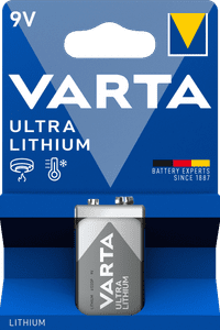 Varta Ultra Lithium 9V Blister