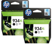 HP 934XL Cartridges Black Duo Pack