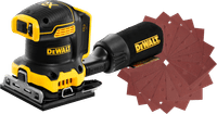 DeWalt DCW200NT-XJ (zonder accu) + DeWalt Schuurstrook 115x115mm K120 (25x)
