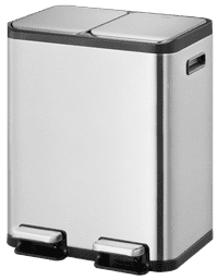 EKO EcoCasa II Splitted 2x 30L Matte Stainless Steel