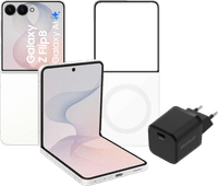 Samsung Galaxy Z Flip 8 256GB Wit 5G + Accessoirepakket