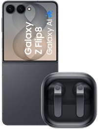 Samsung Galaxy Z Flip 8 512GB Zwart 5G + Samsung Galaxy Buds4 Zwart