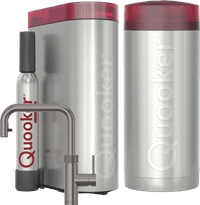 Quooker COMBI+ & Quooker Flex Square Gunmetal & Quooker CUBE