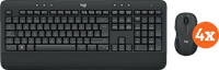 Logitech MK545 Draadloze Toetsenbord en Muis QWERTY 4-Pack