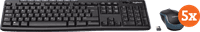 Logitech MK270 Clavier et Souris Sans Fil AZERTY Lot de 5