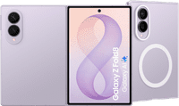 Samsung Galaxy Z Fold 8 512GB Lila 5G + Samsung Back Cover met Magneet Transparant