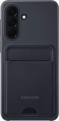 Samsung Galaxy A57 Card Slot Back Cover Zwart