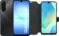 Samsung Galaxy A17 128GB Zwart 4G + BlueBuilt Book Case Zwart