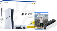 PlayStation 5 Slim Disc Edition + FC 27 + Extra Controller Wit + Oplaadstation