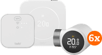 tado Bedrade Slimme Thermostaat X Multi Room Startpakket 2e Generatie (6 Radiatorknoppen)