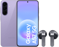 Samsung Galaxy A57 128GB Paars 5G + Samsung Galaxy Buds4 Zwart