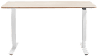 Ahrend Brisk Elektrisch Zit Sta Bureau 140 x 80 Wit/Eiken