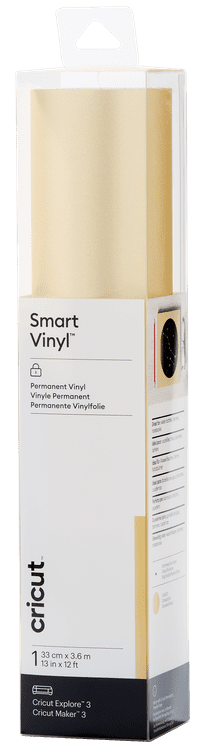 Cricut Smart Vinyl Permanent 33x366 Shimmer Gold