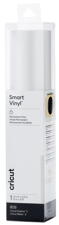 Cricut Smart Vinyl Permanent 33x366 Shimmer Zilver