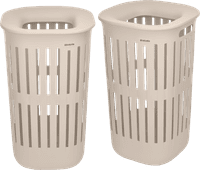 Brabantia Collect-It Laundry Basket 55L - Set of 2 - Beige