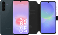 Samsung Galaxy A37 256GB Donkergroen 5G + BlueBuilt Book Case Zwart