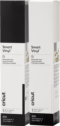 Cricut Smart Vinyl Verwijderbaar 33x640 Zwart en Wit Duo Pack