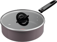 Tefal Ceramic Control Grey hapjespan 24 cm + deksel