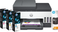 HP Smart Tank 7605 + 1 set extra inkt