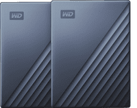 WD My Passport for Mac Type C 2TB Blue - Duo Pack