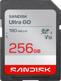 SANDISK Ultra GO SDXC 256GB 190MB/s