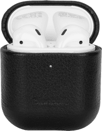 BlueBuilt Hoesje voor AirPods gen 1/2 Leer Zwart