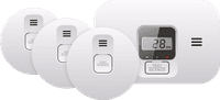 ELRO Blue Line CBFS36 Smoke Detector 3-pack + Carbon Monoxide Detector