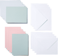 Cricut Cut-Away Cards Pastel A2 (10.8cm x 14cm) 8-pack