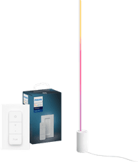 Philips Hue Gradient Signe White and Color Vloerlamp Wit + Dimmer