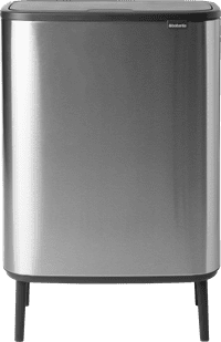 Brabantia Bo Touch Bin Hi afvalemmer 2 x 30 liter Matt Steel Fingerprint Proof