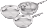 Tefal Virtuoso Pro Frying Pan Set 24cm + 28cm + Wok 28cm