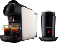 Philips L'OR Barista Sublime LM9012/00 Blanc + Mousseur à Lait