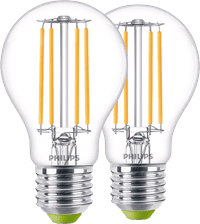 Philips LED Filament Light - 2.3W - E27 - Warm White Light 2-pack