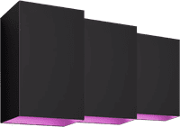Philips Hue Resonate Wall Lamp White and Color Black 3-pack