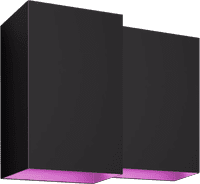 Philips Hue Resonate Wall Lamp White and Color Black 2-pack