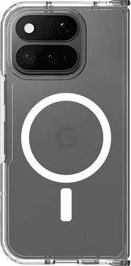 Just in Case Google Pixel 11 Pro Fold Back Cover met Magneet Transparant