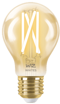 WiZ Ampoule à Filament Connectée Classique Or - Lumière Blanche Chaude à Lumière Blanche Froide - E27