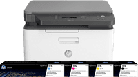 HP Color Laser MFP 178nw  + 1 Extra Set Toner Cartridges