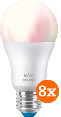WiZ Smart Light 8-pack - Colored and White Light - E27