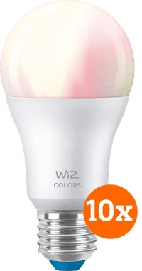 WiZ Smart Light 10-pack - Colored and White Light - E27