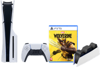 PlayStation 5 Slim Disc Edition + Marvel's Wolverine + Oplaadstation