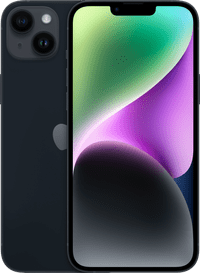Refurbished iPhone 14 Plus 128GB Zwart (Licht gebruikt)