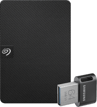 Seagate Expansion Portable 5TB + Samsung Fit Plus USB 64GB